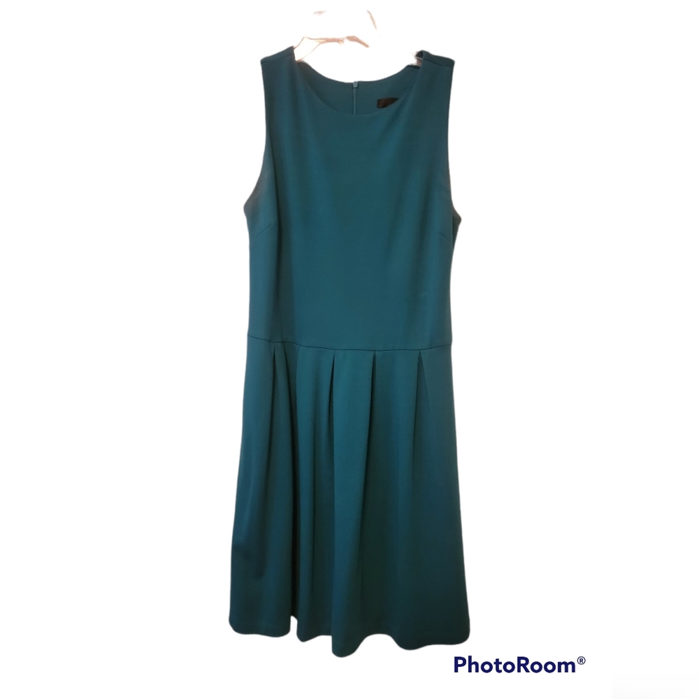 Teal Blue/Green Dress - Aqua Size Large